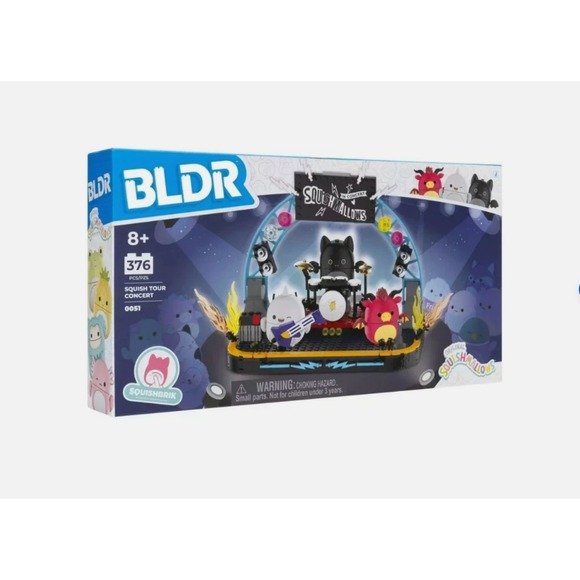 BLDR Squishmallows Squish Tour Concert 379pc Building Set Brand New Sealed Box - Picture 2 of 6